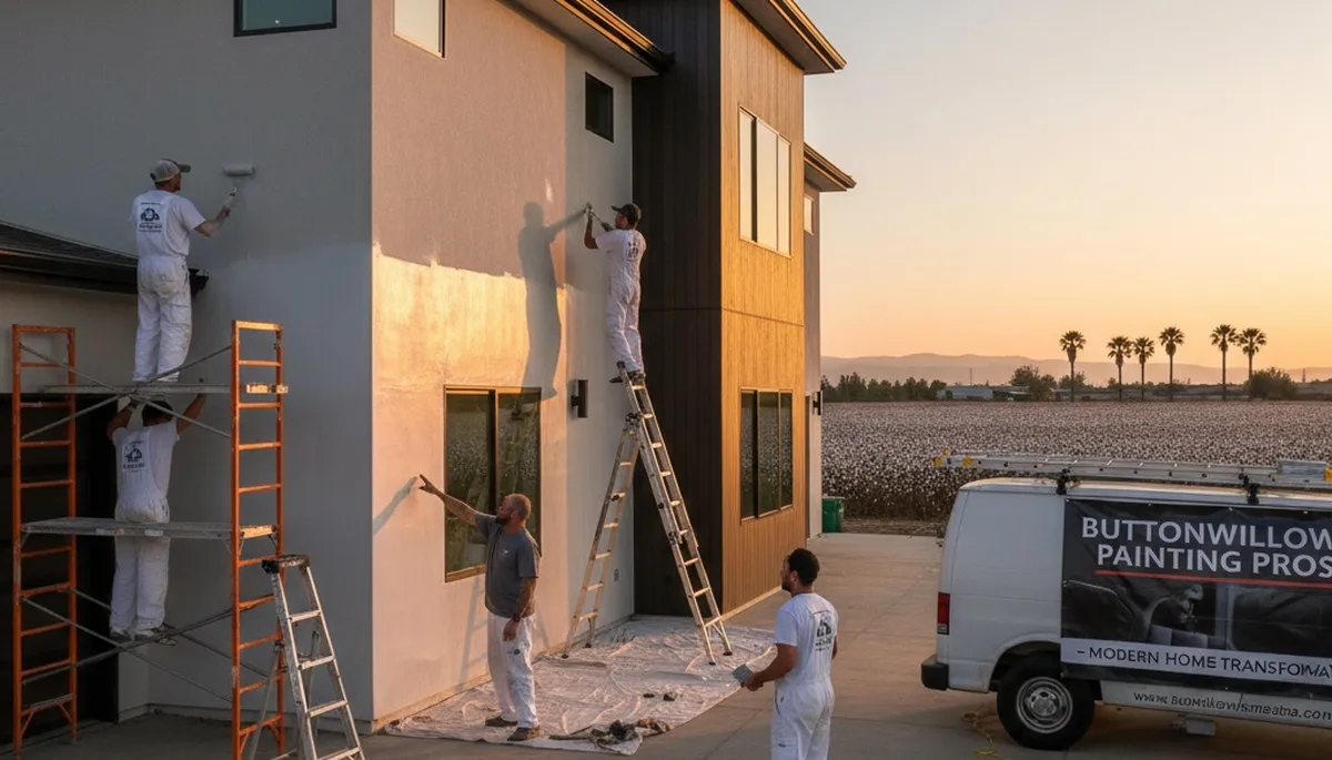 Professional house painter exterior home repainting in Bakersfield CA